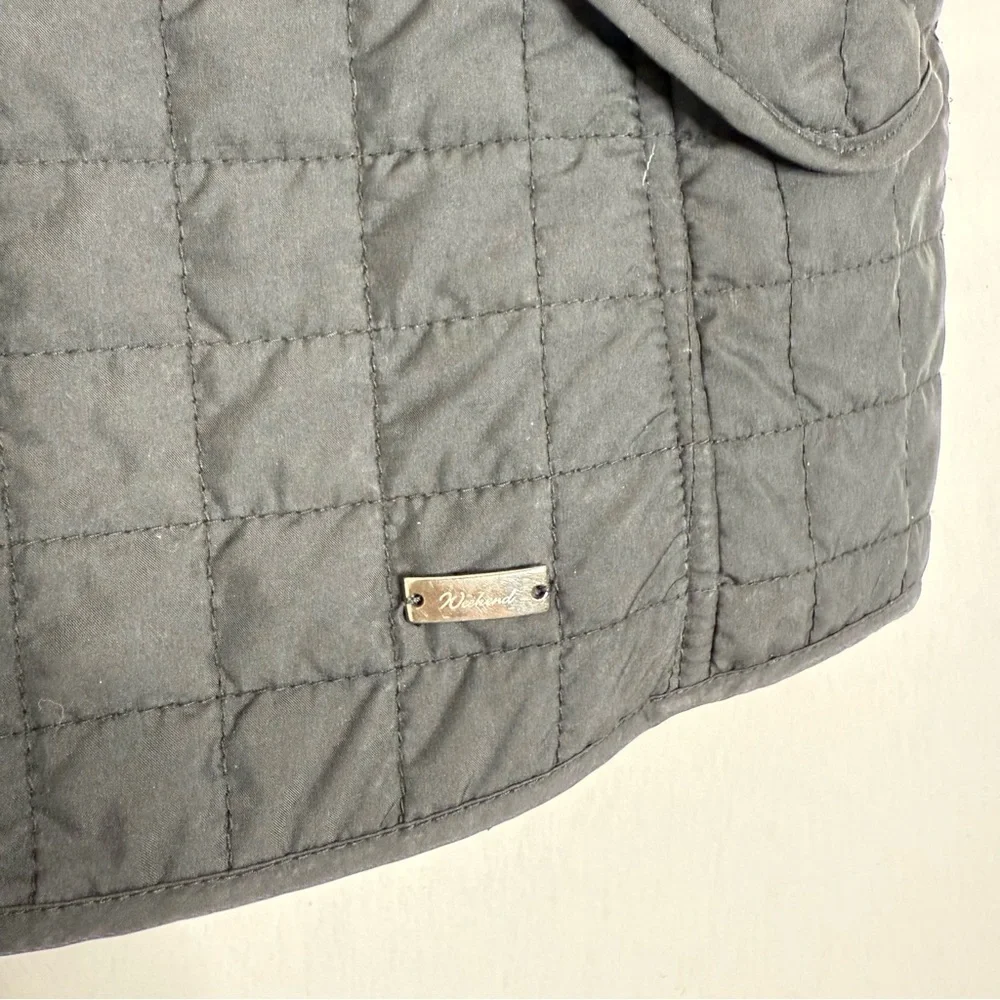 Weekend Max Mara Quilted Vest Light Padding Gray Size 38 (US 6)